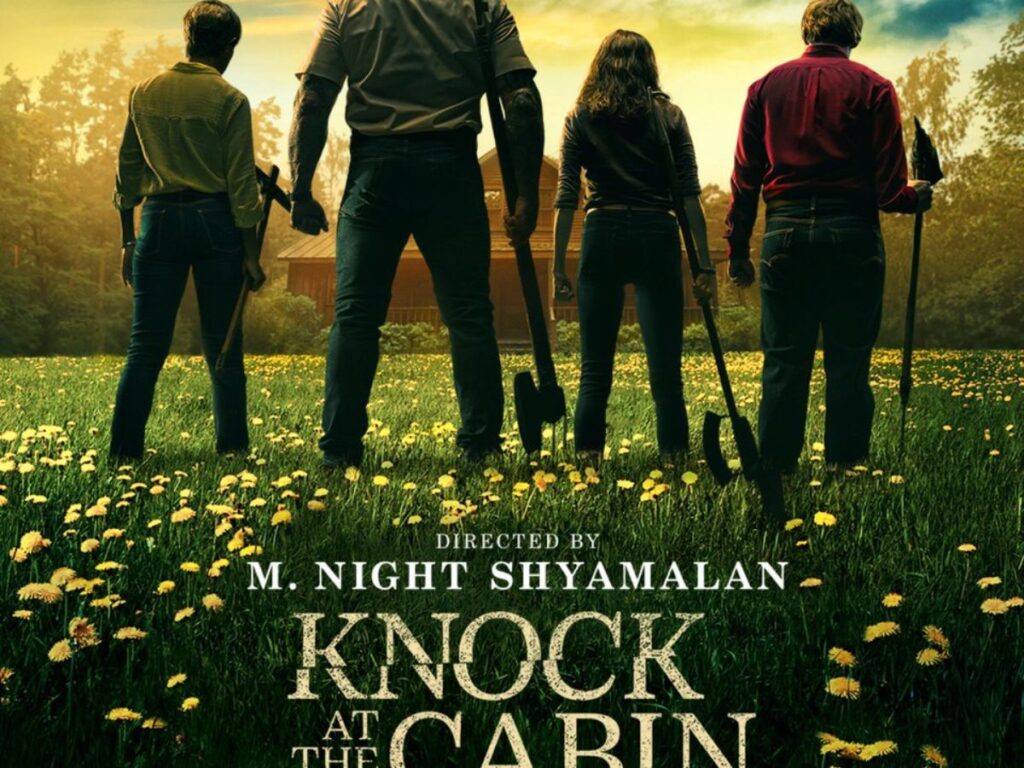 "Knock at the Cabin Review 2023: Shyamalan's Latest Apocalypse Fails to Deliver Depth and Impact"