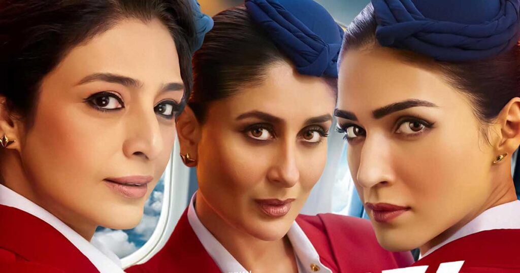 'Crew 2024 Review' on Netflix: Kareena Kapoor, Tabu, and Kriti Sanon's Hilarious Heist Comedy"